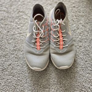 Nike Gray and Pink Athletic Shoes